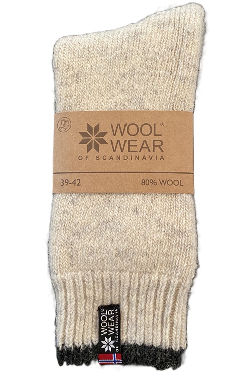 Originale raggsockor från WOOLWEAR of Scandinavia av 80% norsk lammeull