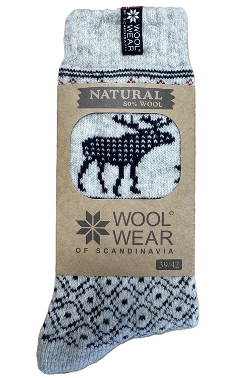 Varma ullstrumpor av 80% norsk lammull i hög kvalitet från WOOLWEAR of Scandinavia